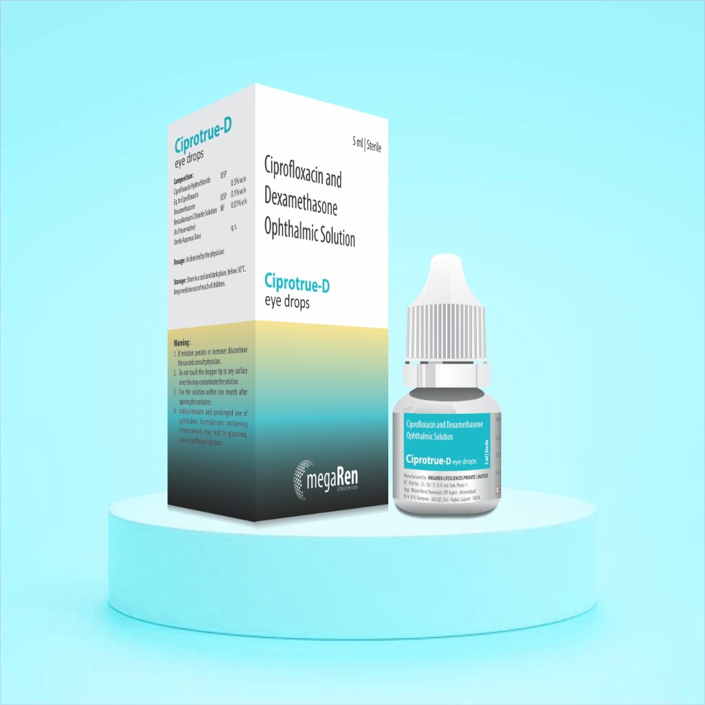 Ciprotrue-D eye drops